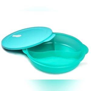 Crystal wave Tupperware divider dish